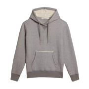 Golden Goose Grå hoodie med 'Perfect Imperfection' tryck Gray, Herr