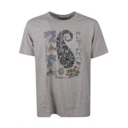 Etro Stiliga T-shirts och Polos Gray, Herr