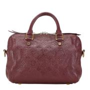 Louis Vuitton Vintage Pre-owned Laeder handvskor Purple, Dam