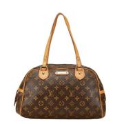 Louis Vuitton Vintage Pre-owned Canvas handvskor Brown, Dam