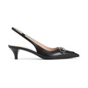 Gucci Elegant Slingback Skor Black, Dam