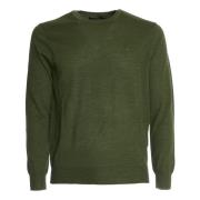 Ralph Lauren Herrkläder Stickat Olivgrön Melange Aw24 Green, Herr