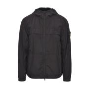 Stone Island Svart Giubbotto Jacka Urban Stil Black, Herr