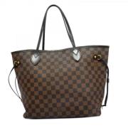 Louis Vuitton Vintage Pre-owned Tyg axelremsvskor Brown, Dam