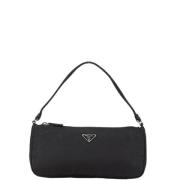 Prada Vintage Pre-owned Canvas kuvertvskor Black, Dam