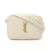 Yves Saint Laurent Vintage Pre-owned Laeder axelremsvskor White, Dam