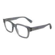 Bvlgari Fyrkantiga acetatglasögon Gray, Unisex