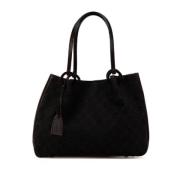 Gucci Vintage Pre-owned Canvas totevskor Black, Dam