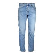 Haikure Denim Jeans med knappstängning Blue, Herr