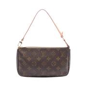 Louis Vuitton Vintage Pre-owned Canvas handvskor Brown, Dam