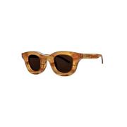 Thierry Lasry Stiliga solglasögon för mode medveten look Brown, Unisex