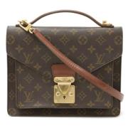 Louis Vuitton Vintage Pre-owned Canvas louis-vuitton-vskor Brown, Herr