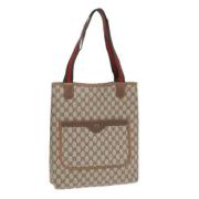 Gucci Vintage Pre-owned Laeder totevskor Beige, Dam