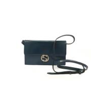 Gucci Vintage Pre-owned Laeder gucci-vskor Blue, Dam