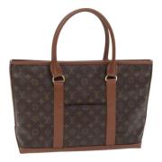 Louis Vuitton Vintage Pre-owned Canvas totevskor Brown, Dam