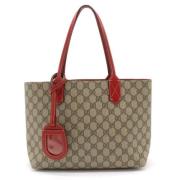 Gucci Vintage Pre-owned Laeder totevskor Beige, Dam