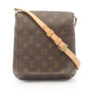 Louis Vuitton Vintage Pre-owned Canvas axelremsvskor Brown, Dam