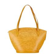 Louis Vuitton Vintage Pre-owned Laeder louis-vuitton-vskor Yellow, Dam