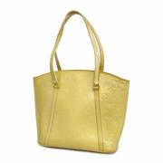 Louis Vuitton Vintage Pre-owned Tyg totevskor Yellow, Dam