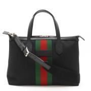 Gucci Vintage Pre-owned Canvas gucci-vskor Black, Dam