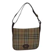 Burberry Vintage Pre-owned Canvas axelremsvskor Gray, Dam