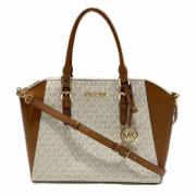 Michael Kors Pre-owned Pre-owned Canvas handvskor Brown, Dam