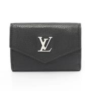 Louis Vuitton Vintage Pre-owned Laeder plnbcker Black, Dam