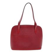 Louis Vuitton Vintage Pre-owned Laeder axelremsvskor Red, Dam