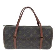 Louis Vuitton Vintage Pre-owned Canvas handvskor Brown, Dam