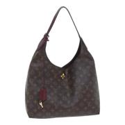 Louis Vuitton Vintage Pre-owned Canvas axelremsvskor Brown, Dam