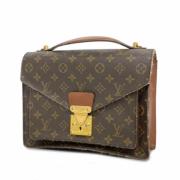 Louis Vuitton Vintage Pre-owned Tyg handvskor Brown, Dam