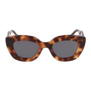 Kaleos Barbara Runda Acetat Solglasögon Brown, Unisex