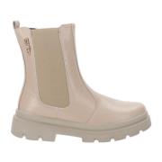 Paciotti Damankelboots i konstläder Beige, Dam