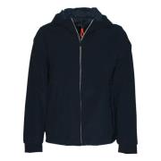 RRD Hooded Zip Coat Blue, Herr