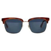 Gucci Vintage Pre-owned Plast solglasgon Blue, Herr