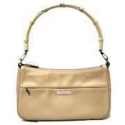 Gucci Vintage Pre-owned Laeder handvskor Beige, Dam