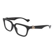 Gucci Fyrkantiga acetatglasögon Gg1536O Black, Unisex