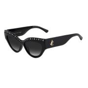 Jimmy Choo Svart Acetat Dam Solglasögon Black, Dam