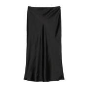 Marc O'Polo Midi kjol utställd Black, Dam