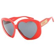 Moschino Röda Acetat Dam Solglasögon Red, Dam