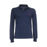 Polo Ralph Lauren Bomullspolo med logotyp Blue, Herr