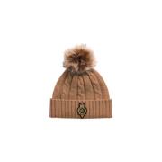 Ralph Lauren Dam Pom Pom Mössa i Polyester Brown, Dam