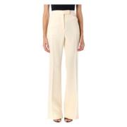 Tom Ford Elegant Vit Tuxedo Byxor White, Dam