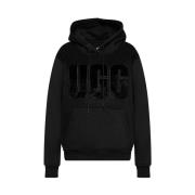 UGG Svart Broderad Tröja Black, Dam