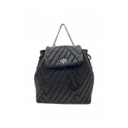 Armani Exchange Syntetisk Läder Ryggsäck Black, Dam