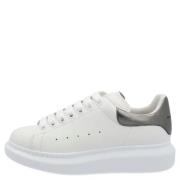 Alexander McQueen Laeder sneakers White, Dam