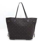 Louis Vuitton Vintage Pre-owned Tyg axelremsvskor Black, Dam