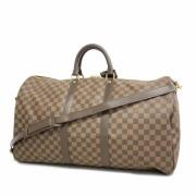 Louis Vuitton Vintage Pre-owned Tyg handvskor Brown, Dam