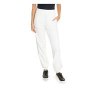 Emporio Armani Slim Fit Casual Byxor White, Dam