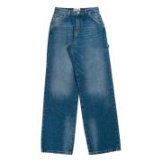 Essentiel Antwerp Arbetskläder Jeans med Polyester-Bomullsfoder Blue, ...